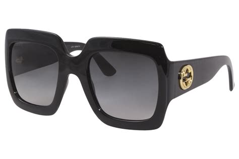 gg0053s gucci sunglasses|57mm gradient square sunglasses Gucci.